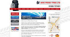 Desktop Screenshot of mikewoodtyres.co.uk